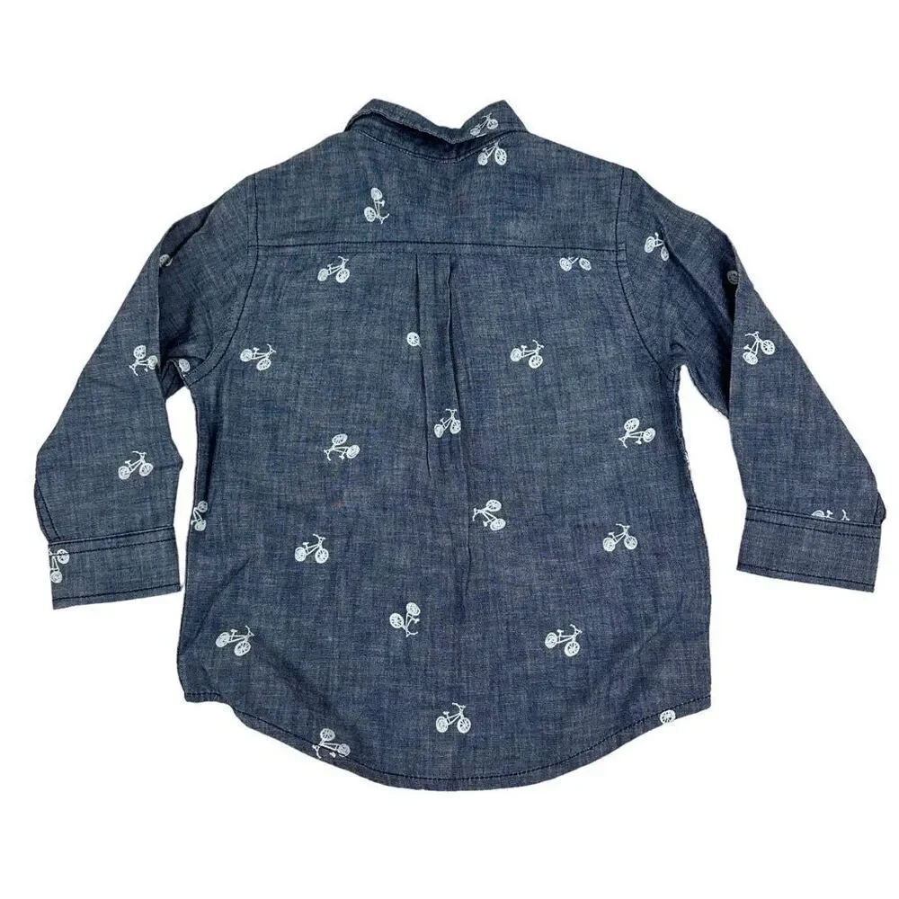 Gymboree Boys Button Up shirts and Vest size 2T